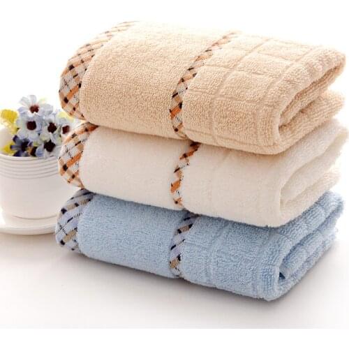 3PCS 35*75cm Solid Cotton Hand Towels,Plaid Brand Decorative Face Bathroom Hand Towels,Bulk Price Top Quality Terry Hand Towels