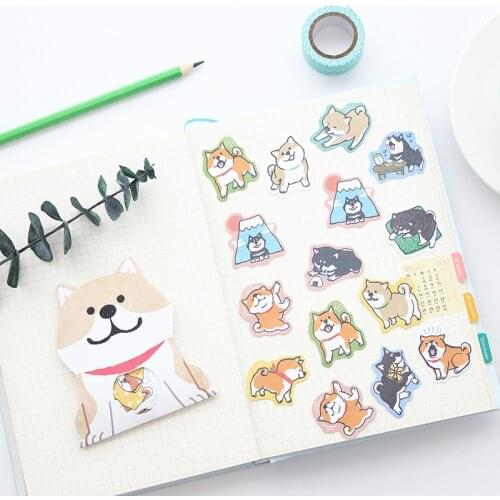 30pcs/pack Cute Dog Sticker Pack Shiba Inu/ Husky/Akita Pet Diary Decoration for notebook phone DIY Material Kawaii Sticker Set