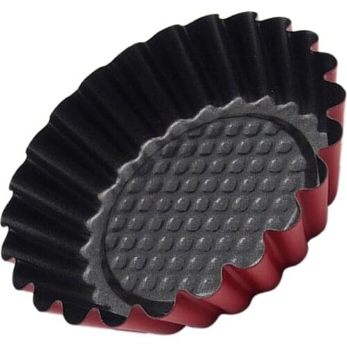 4'' Round Fluted Non Stick Flan Tin Dish Case Cake Baking Tray for Kitchen