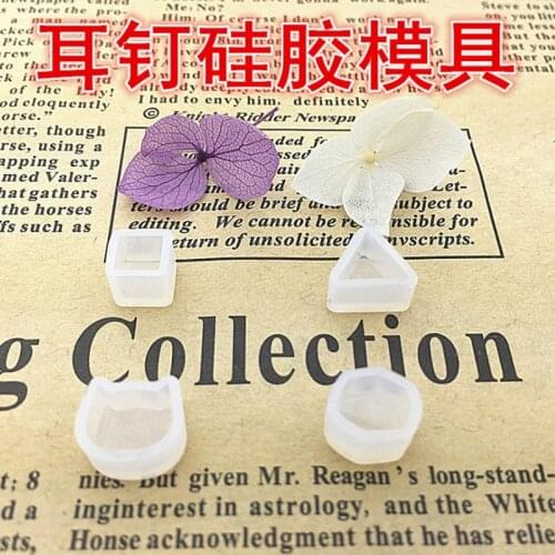 4pcs/set Earrings Multi Shaped Silicone Jewelry Making Tools for Women Pendant Bracelet Resin Expoxy Mold