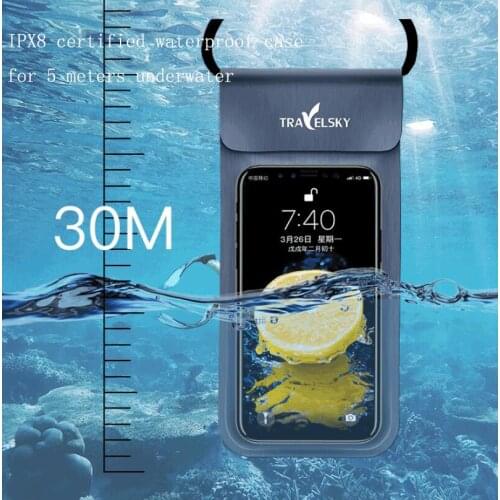 6.5 Inch TPU IPX8 Phone Case Waterproof Bag Diving Transparent Outdoor Rainy Weather Swimming Touch Screen For Huawei Mate 30