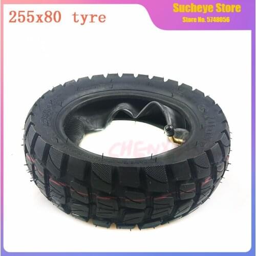 Electric Scooter 10 Inch Refit Thickened and Widened Off Road Tire Snow Antiskid Tyre 255x80 for ZERO 10X and Mantis 10x3 inch