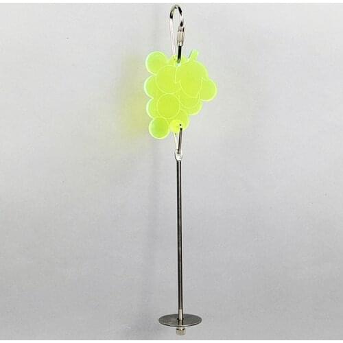 Stainless Steel Fruit Bar Parrot Fruit Fork Skewer Food Meat Stick Spear Fruit Holder Toy Birds Feeding Tool