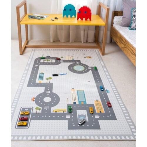 Baby Digital road Game Mat Kids Activity Play Gym Mats Cartoon Printing Children Infant Adventure Rug Carpet Crawling Blanket