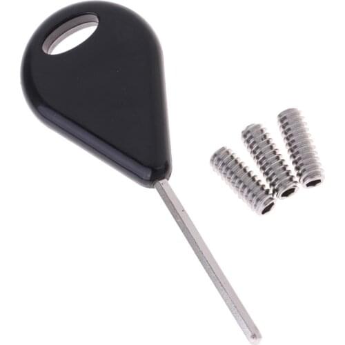Surf Fin Key & Fin Screw for Future 1 Key with 3 Screws Plate Longboard Surfboard Paddleboarding