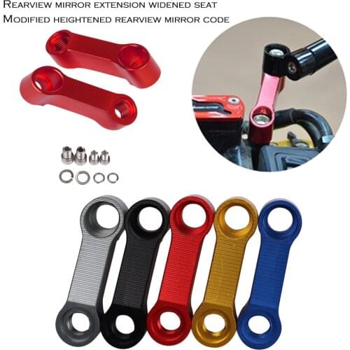 Rearview mirror mounting bracket universal parts 8MM 10mm motorcycle rearview mirror extension adapter extension adapter