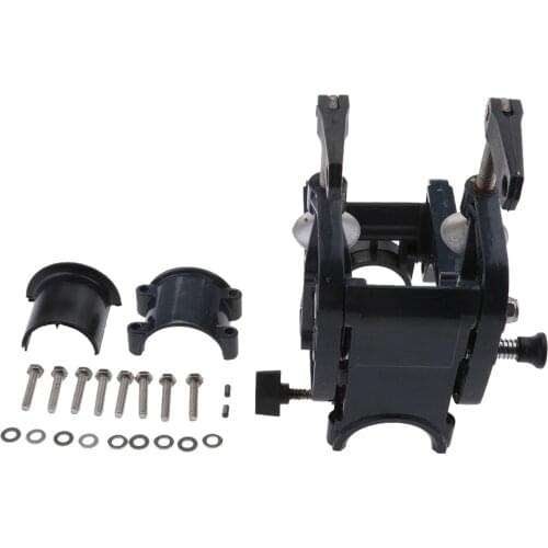 Outboard Motor Bracket, Marine Aluminium Auxiliary Kicker Mount for Yamaha 3.5HP 2-stroke Boat Motors