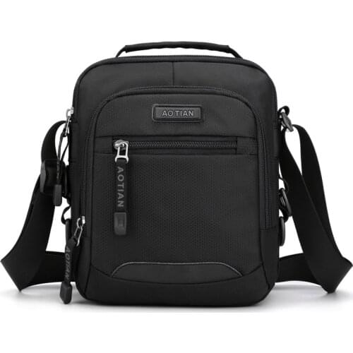 Small Shoulder Bag Mens Shoulder Bag Boys Crossbody Bag High Quality Man Messenger Bag Nylon Cellphone Male Handbags