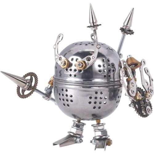 139+Pcs DIY Metal Puzzle Model Kit 3D Assembly Mechanical Jigsaw Craft For Home Decor Assembly Models Educational Stem Toys