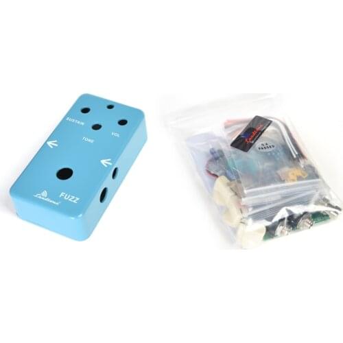 DIY LANDTONE Fuzz Guitar Pedal Kits With 1590B Style Aluminum Box and 3PDT Foot Switch True Bypass Free Shipping