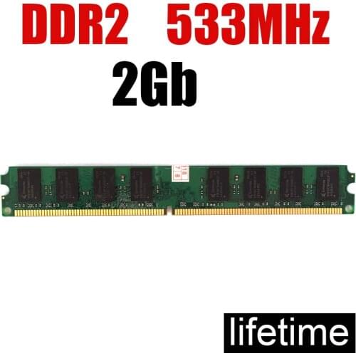 Memory 533MHz DDR2 2Gb ddr2 533 PC2-4200 / For Desktop PC memoria RAM PC2 5300 ( For intel & for amd ) 800 ddr2 1Gb 4G 2G 667