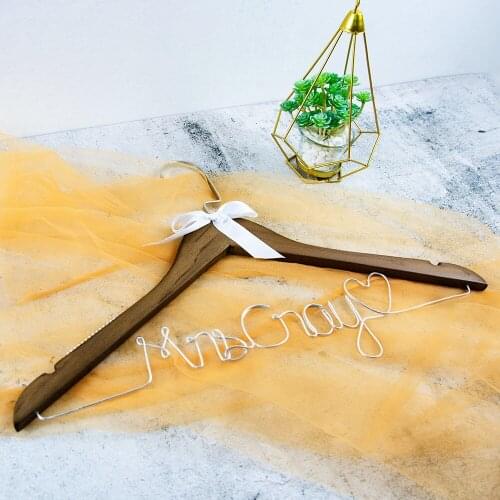 Personalized Engraved Wedding Dress Hanger gift for bride groom, Celebration Bride to Be Wedding, Dress Hanger