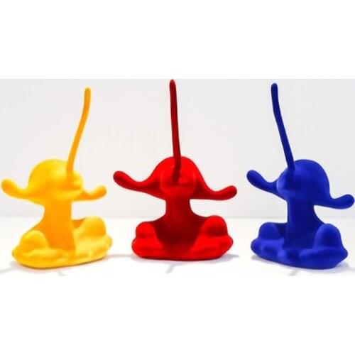 Nordic Abstract Figurine Miniature Electroplate Decorate Big Nose Figure Sculpture Modern Home Decoration Resin Crafts Statue