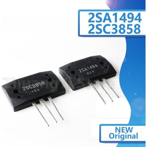 5Pairs 2SA1494 2SC3858 MT-200 Silicon NPN + PNP Audio amplifier transistor
