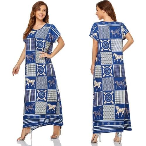 U-CN Kaftan Dubai Abaya Kimono Cardigan Hijab Muslim Dress African Dresses For Women Pakistani Caftan Marocain Qatar Islam