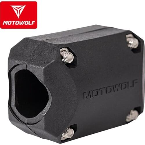 Universal Motowolf Motorcycle Engine Guard Crash Bar Protect Bumper Decorative Block for Triumph Suzuki Yamaha Honda 22 25 28mm