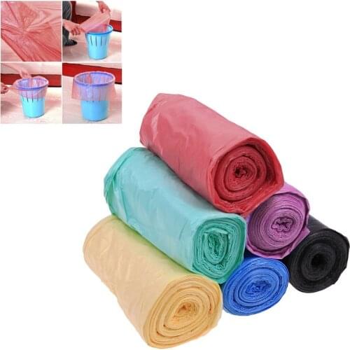 1 Rolls Garbage Bags Single Color Thick Convenient Environmental Cleaning Waste Bag Plastic Trash Bags Small Garbage Bag #50g