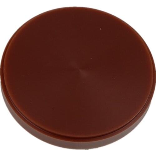 10 Pieces OD98*10mm~20mm Dental Brown Color Wax Block Disc High Hardness Carving Wax Blanks For CAM/CAD Open Milling System