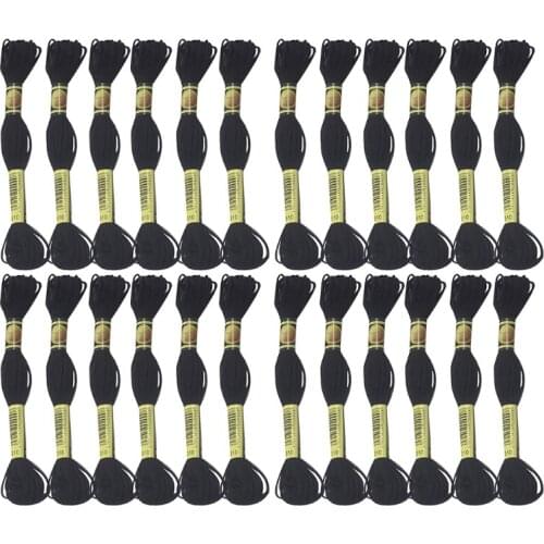 24pcs Cross Stitch Embroidery Thread Floss Sewing Skeins for DIY Homemade Craft