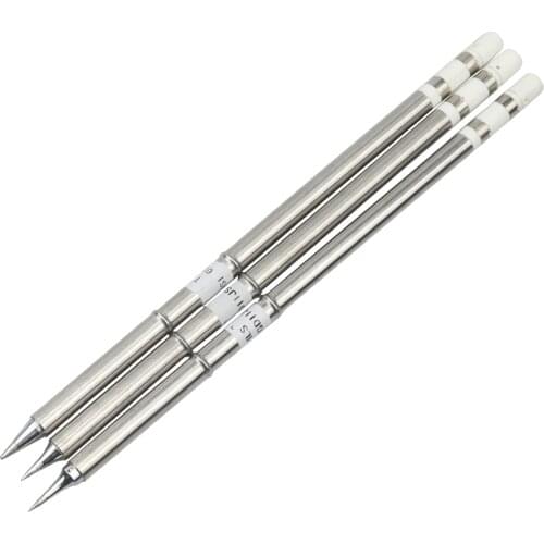 3PCS T12 Series Solder Iron Replacement Tip Kit B2 ILS I For Hakko FX951 FX-952 DIY Soldering Station