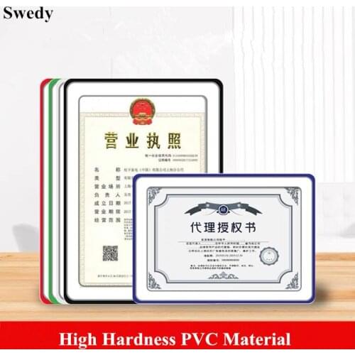 A5 Wall Mount Poster Display Frame Menu Paper Sign Holder PVC Picture Photo Poster Frame Advertising Board