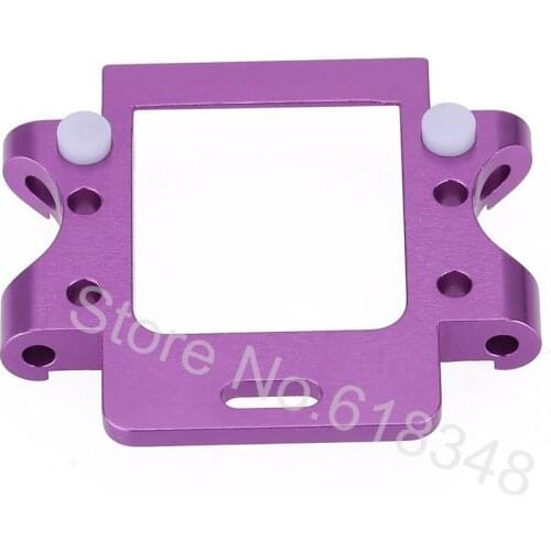 HSP 102061 Aluminum Rear Gear Box Mount 02021 1/10 Upgrade Parts Purple / Blue For RC Car Redcat Himoto