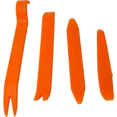 Red color Auto Car Radio Door Clip Panel Trim Dash Audio Removal Installer Pry Tool tools styling for all the cars 4pcs/set