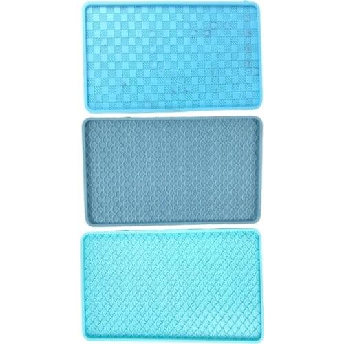 Cup Mat Epoxy Resin Mold DIY Crafts Making Tool Coaster Casting Silicone Mould W0YA