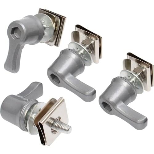 Motorcycle Sliver Saddlebag Lever Lock Bolts Nuts Mounting Kit For Harley Touring Road Street Glide Electra 1992-2020