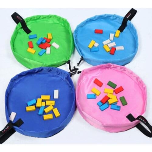 New Portable Fast Storage Bag Child Toys Game Lego Toy Beam Pocket Large Practical Waterproof Portable Organizer Bag