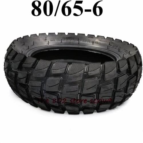 New 80/65-6 Inner Outer Tyre for Electric Scooter E-Bike 10x3.0-6 Thicken Widen Hard Wear-resistant Road Tires Inner Tubes