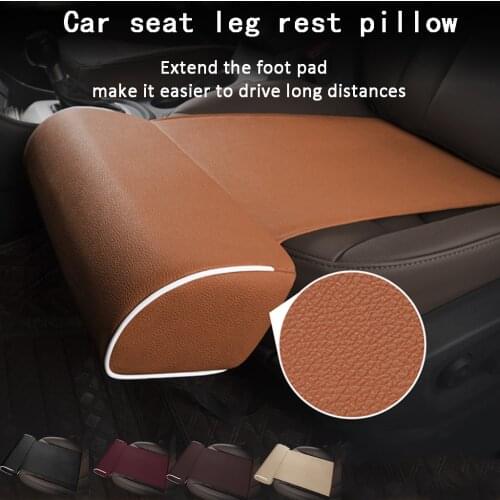 Car Seat Footrest Pillow Four Seasons Universal Interior Leg Support Extended Car Seat Footrest Pillow 2.0