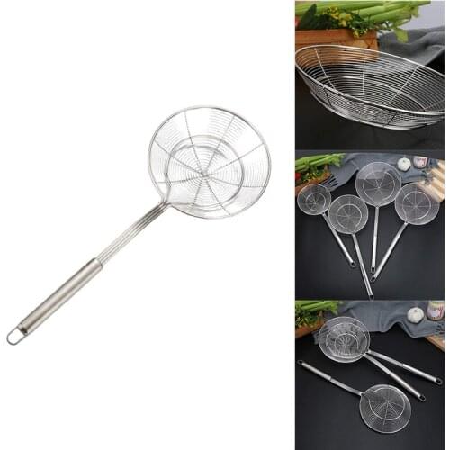 Mesh Strainer Stainless Steel Fine Mesh Food Strainer Kitchen Colander With Good Grip Handle