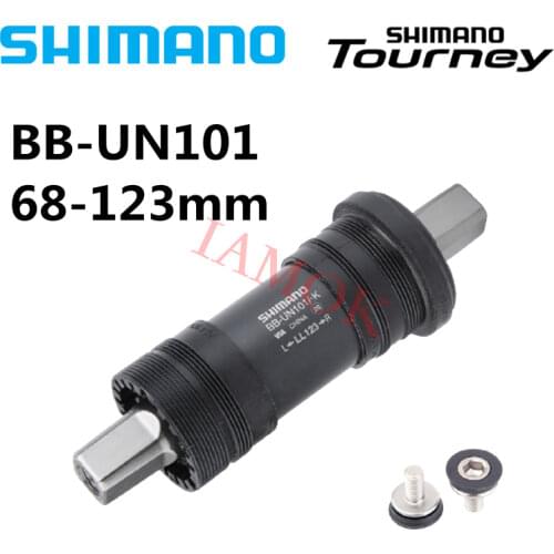 SHIMANO TOURNEY BB-UN101 Square Type Bottom Bracket Iamok Mountain Bike Standard Structure BB 68-123mm Bicycle Parts