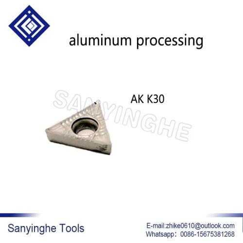 TCGT16T304-AK K30 10pcs/lots free shipping high quality cnc carbide turning inserts for aluminum