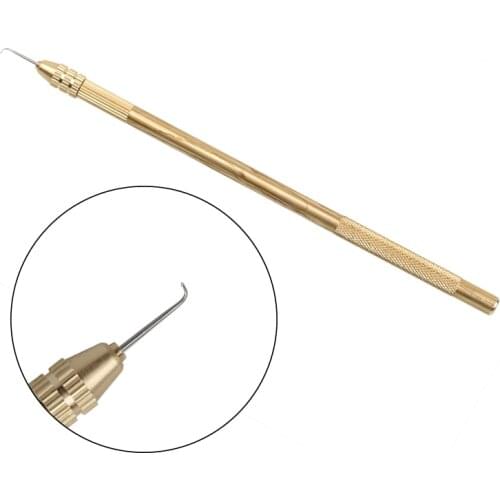 Ventilating Needle for Lace Wig Kit Include 1 Wig Needle Holder and 4 Needle for Wig Making(One of Each Size 1-1, 1-2, 2-3, 3-4)