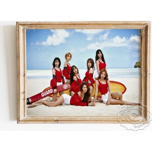 Female Music Dance Group Ace Of Angels Fashion Magazine Poster, Star Art Prints Fans Collection, Sexy Pretty Girl Wall Picture