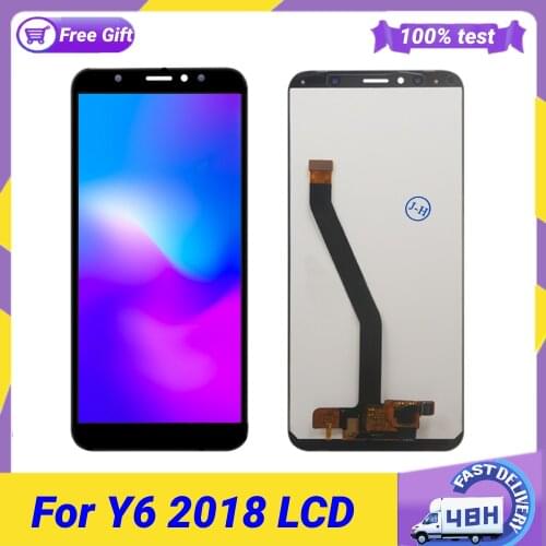 Display For Huawei Y6 2018 Lcd Display Touch Screen Replacement For Huawei Y 6 2018 AMN-LX9 LX1 LX2 LX3 Phone LCD Screen 5.70"