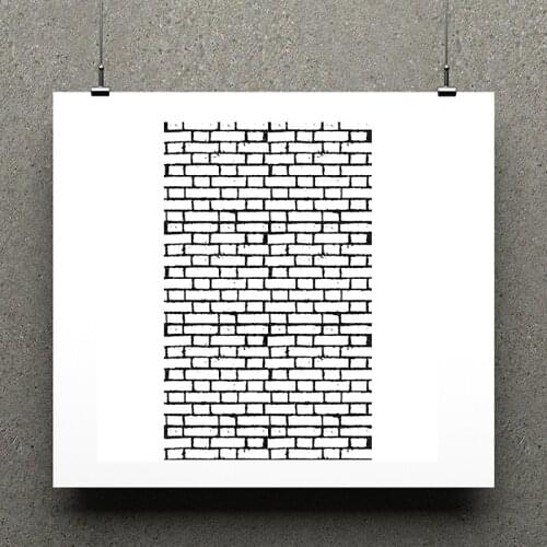 ZhuoAng wall brick Clear Stamp / Scrapbook Rubber Stamp / Craft Clear Stamp Card / Seamless Stamp