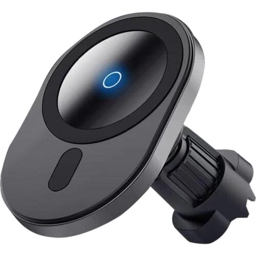 15W Magnetic Wireless Car Charger Mount for iPhone 12 Pro Max for Magsafe Fast Charging Wireless Charger Car Phone Holder