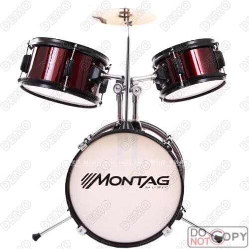 216China Western musical instrumentsChild Rack Simple 3 Drum Jazz Drum SetChildren drums drums 3
