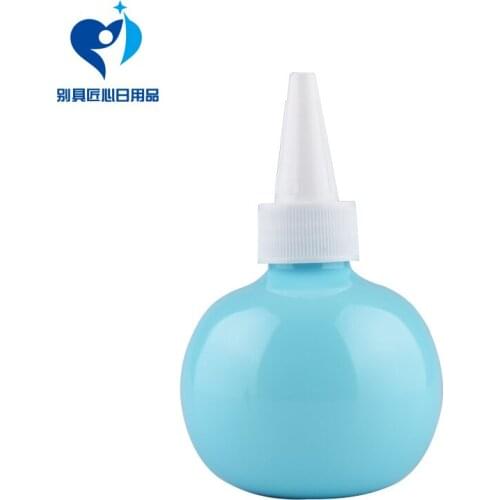 5pcs 120ml Ball Bottle Tip Rotary Cover/Long Nozzle Mouth Cap Colour Travel Decorative Cosmetic Circular Bottle Free Shipping