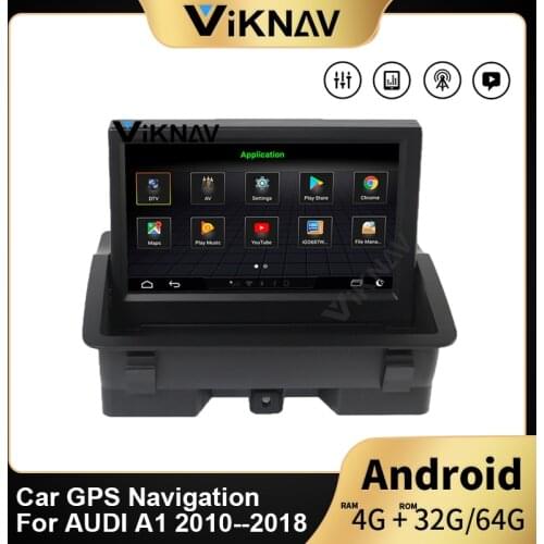 Android car GPS radio navigation For-AUDI A1 2010--2018 auto radio multimedia player
