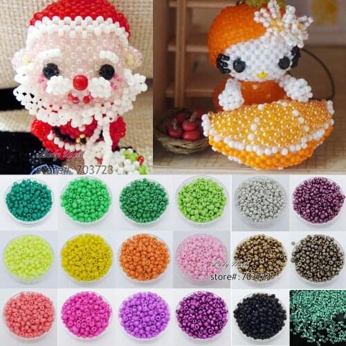 2mm 15g 1000pcs AB Color Candy Color for Choose Czech Glass Seed Beads Jewelry Making DIY Loose Bead #19-36 Choice Nails Deco