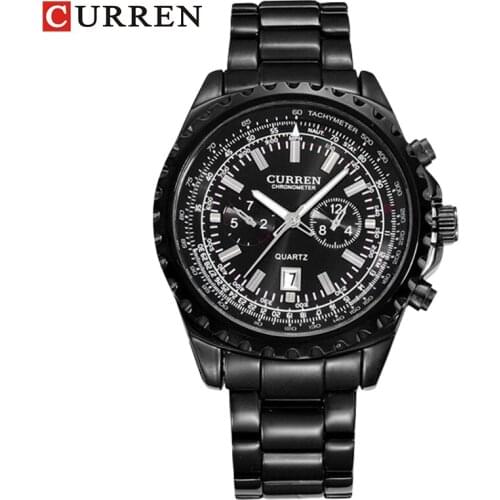 CURREN Watches Men Quartz Watch Relogio Masculino Luxury Military Wristwatches Fashion Casual Water Resistant Army Sports 8053