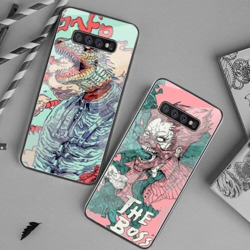 Anime Dorohedoro Phone Case Tempered Glass For Samsung S20 Plus S7 S8 S9 S10 Plus Note 8 9 10 Plus