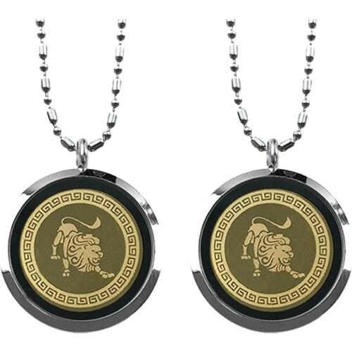 Leo Stainless Steel Pendant Quantum Spiritual Womens Necklaces Vintage