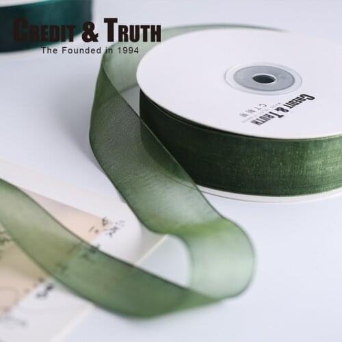 Chiffon Ribbon Bouquet Wrapping Tape For Gift Gift Packing DIY Handmade Accessories 2.5cm Wide Lace Trim Creative Bow 2021new