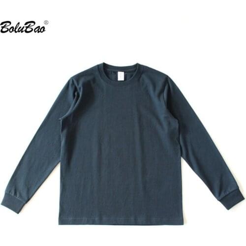 BOLUBAO Brand Mens Long Sleeve T-shirts Spring Autumn Casual O Neck T Shirt 2020 New Fashion Fitness T Shirts Male