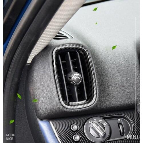 Car Stickers Dashboard Air Outlet Decorative Cover For BMW MINI Cooper F60 Countryman Interior Accessories Styling Modification